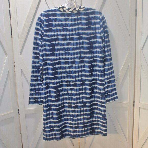 Tory Burch Hollie Tie Dye Stripe Shift Dress - Picture 3 of 5